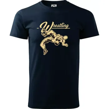 Wrestling v boji - Triko extra velké (5-8XL) - 8XL ( Námořní modrá (velmi tmavá - téměř černá) )