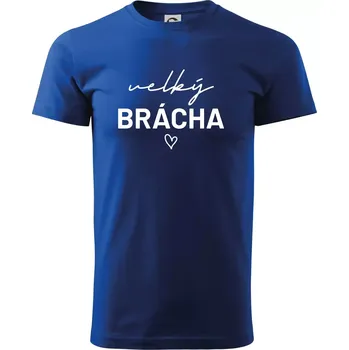 Velký brácha - nápis na prsou - Triko extra velké (5-8XL) - 5XL ( Královská modrá )