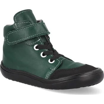 Barefoot dětské kotníkové boty Jonap - Polly zelené Velikost: 26