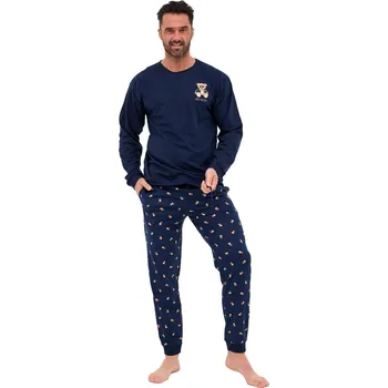 Pánská móda Pánské pyžamo CORNETTE 939/300 BIG BOSS tmavě modrá XL 0