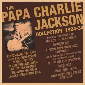 Zahraniční hudba 3CD Papa Charlie Jackson: Collection 1924-34 2019