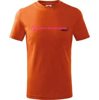 Chlapecké oblečení Jsem roztleskávačka! Vole! - Tričko dětské bavlněné - 158 cm/12 let ( Oranžová )