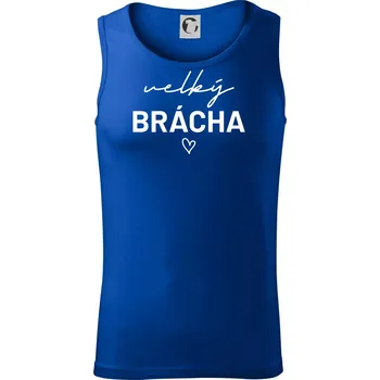 Velký brácha - nápis na prsou - Tílko pánské Core - XL ( Královská modrá )