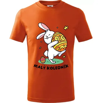 Chlapecké tričko Malý koledník - Tričko dětské bavlněné - 98 cm / 2 roky ( Oranžová )