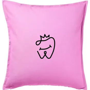 Polštář Zubařka princezna - Polštář 50x50 - 50x50 - Pouze potah ( Růžová )