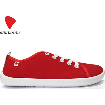 Dámské tenisky Anatomic tenisky Natural Canvas 1N02 červené s bílou Velikost EU: 40,5, vnitřní délka: 261, vnitřní šířka: 99
