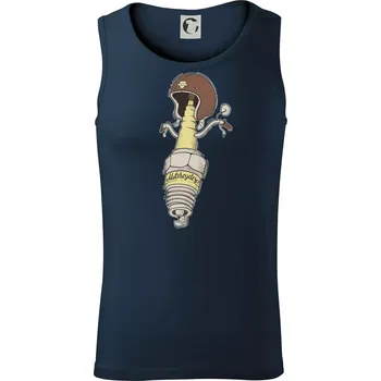 Motorcycles svíčka - Tílko pánské Core - 2XL ( Námořní modrá (velmi tmavá - téměř černá) )