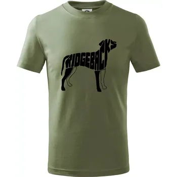 Ridgeback - Tričko dětské bavlněné - 146 cm/10 let ( Khaki )