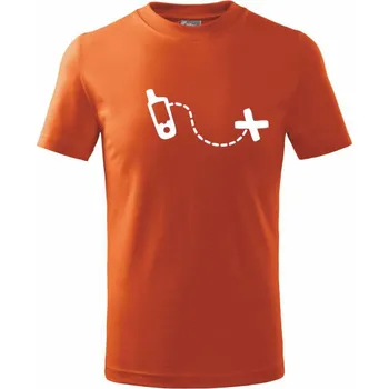 Gps cache - Tričko dětské bavlněné - 98 cm / 2 roky ( Oranžová )