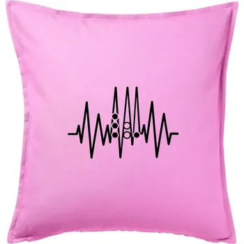 Polštář Backgammon EKG - Polštář 50x50 - 50x50 - Pouze potah ( Růžová )