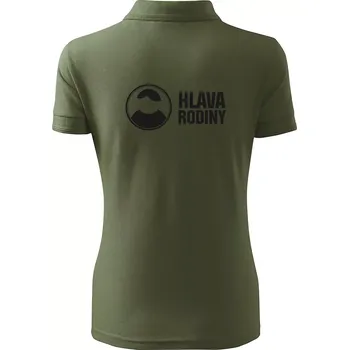 Hlava rodiny - Polokošile dámská Pique Polo - M ( Khaki )
