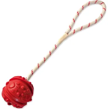 Hračka pro psa Trixie Plovoucí vrhací míč na šňůře 4,5 x 35 cm mix barev