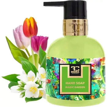 Mýdlo DEDRA Přírodní zvláčňující mýdlo s glycerinem a Aloe vera, MAGIC GARDEN , 320 ml