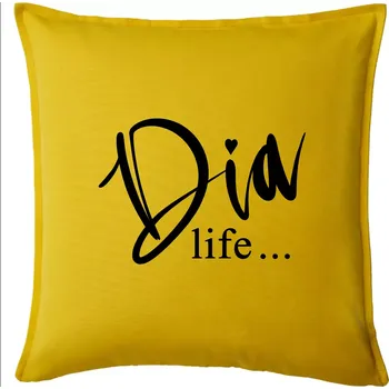 Polštář D I A Life - Polštář 50x50 - 50x50 - Pouze potah ( Žlutá )