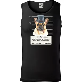 Pánské termoprádlo Lump a darebák francouzský buldoček - Tílko pánské Core - M ( Černá )