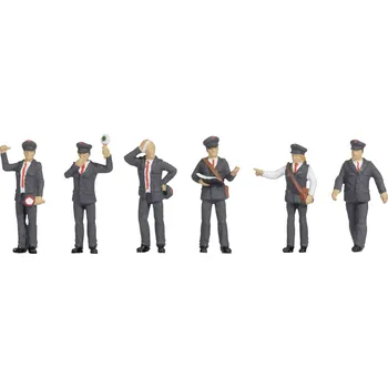 Modelová železnice NOCH H0 Železniční úředníci Rakousko natřená, stojící