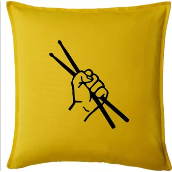 Polštář Paličky ruka - Polštář 50x50 - 50x50 - Pouze potah ( Žlutá )