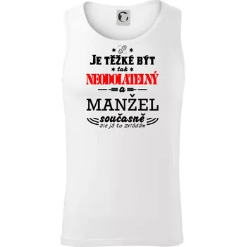 Je těžké být tak neodolatelný - manžel - Tílko pánské Core - M ( Bílá )