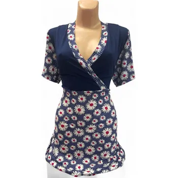 Halenka HANAH, Barva Modrá, Velikost XL46, Materiál 96% Viskoza 4% Lycra