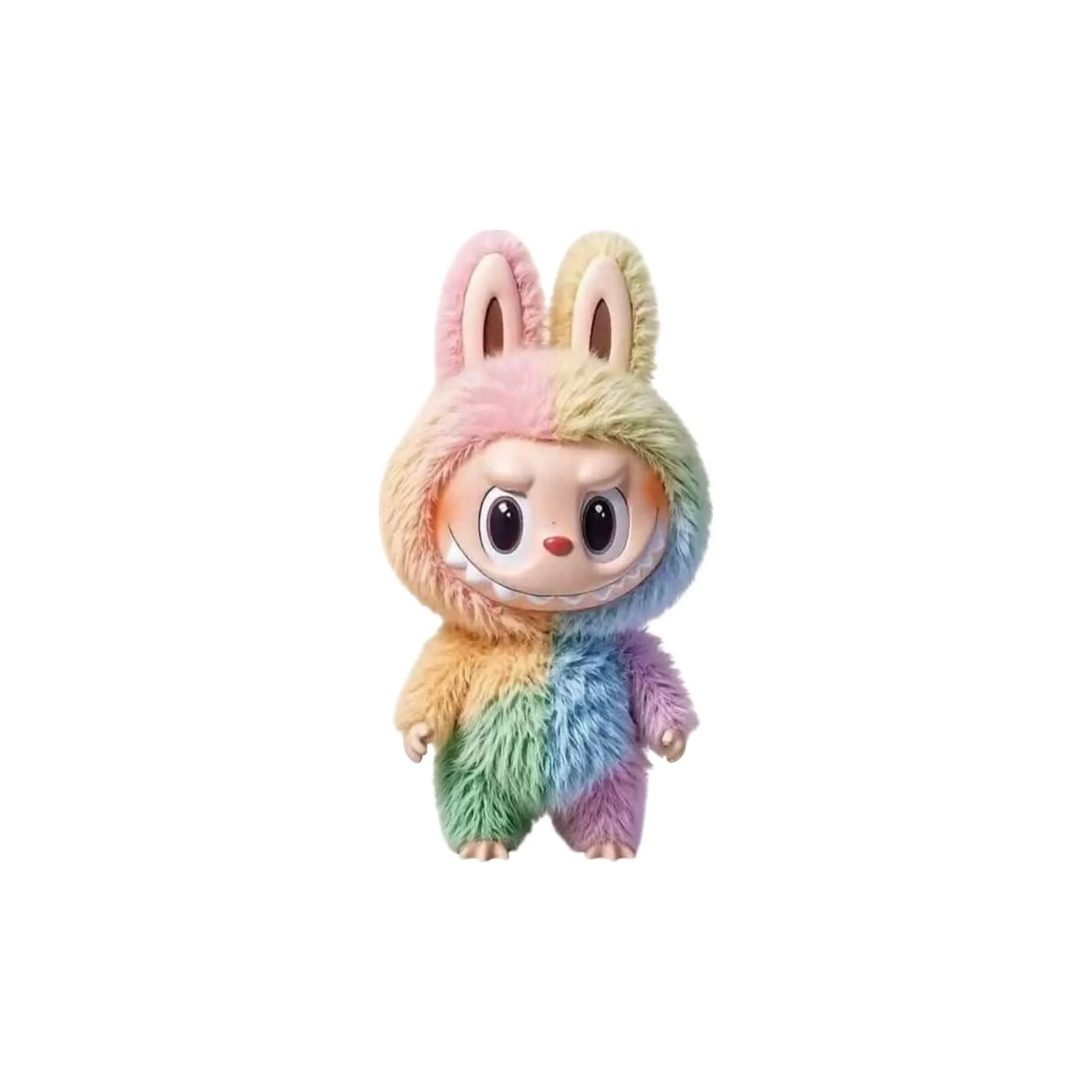 Fotografie 2 - Plyšák Figurka ve stylu Labubu The Monsters V4 Rainbow Edition Blind Box 16 cm