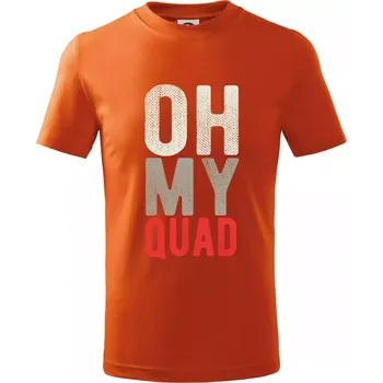 Chlapecké oblečení OH my Quad - Tričko dětské bavlněné - 122 cm/6 let ( Oranžová )