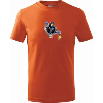 Znamení komiks štír - Tričko dětské bavlněné - 134 cm/8 let ( Oranžová )