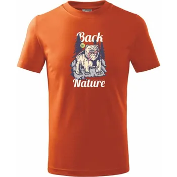Chlapecké tričko Hunting Bear - Tričko dětské bavlněné - 158 cm/12 let ( Oranžová )