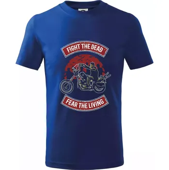 Chlapecké tričko Fight The Dead - Tričko dětské bavlněné - 98 cm / 2 roky ( Královská modrá )