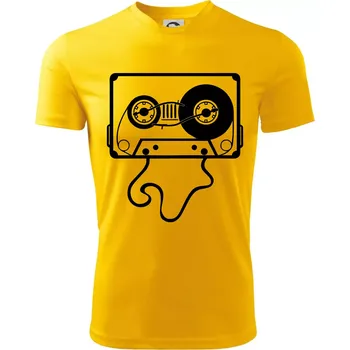 Chlapecké tričko Gramo kazeta - Dětské triko sportovní (dresovina) - 158 cm/12 let ( Žlutá )