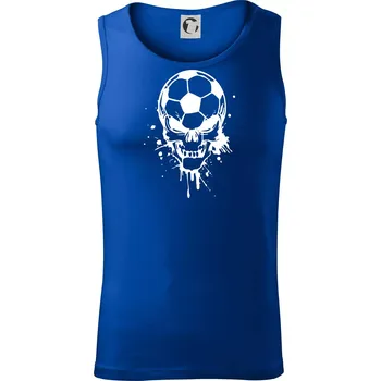 Pánská móda Fotbal lebka splash - Tílko pánské Core - XL ( Královská modrá )