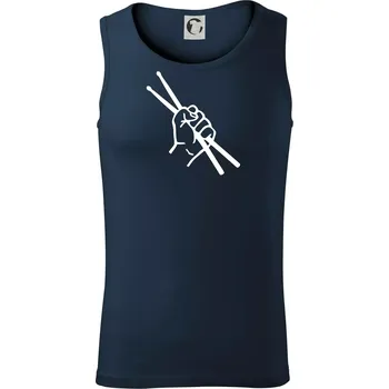 Paličky ruka - Tílko pánské Core - S ( Námořní modrá (velmi tmavá - téměř černá) )