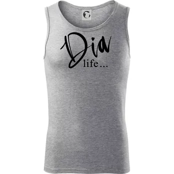 D I A Life - Tílko pánské Core - XL ( Tmavě šedý melír )