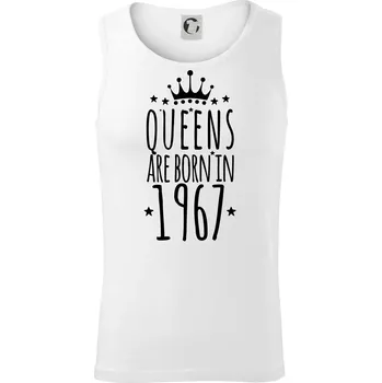 Queens are born in 1967 - Tílko pánské Core - S ( Bílá )