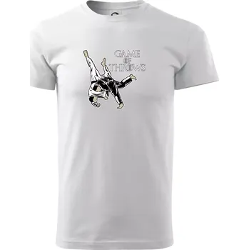 Game of Throws Judo - Triko extra velké (5-8XL) - 7XL ( Bílá )