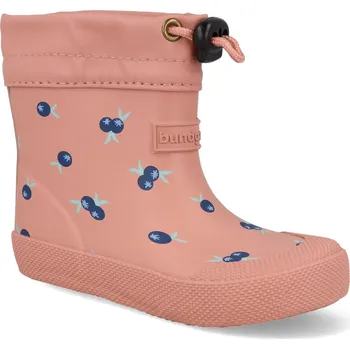 Chlapecké holínky Barefoot dětské gumáky Bundgaard - Cover Blush Berry růžové Velikost: 22
