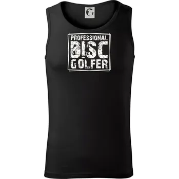 Professional disc golfer - Tílko pánské Core - M ( Černá )