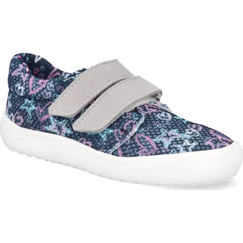 Barefoot dětské tenisky Jonap - B7 modrá srdce Velikost: 33