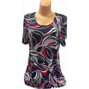 halenky a tuniky, Barva Červená, Velikost 42 - na zakázku, Materiál 98% Polyester 2% Lycra