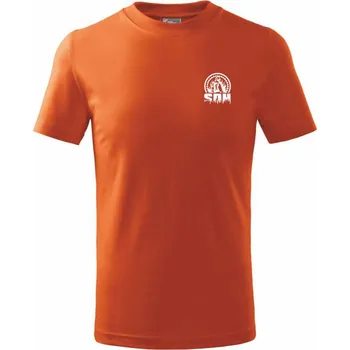 SDH logo - Tričko dětské bavlněné - 104-110cm / 3-4 roky ( Oranžová )