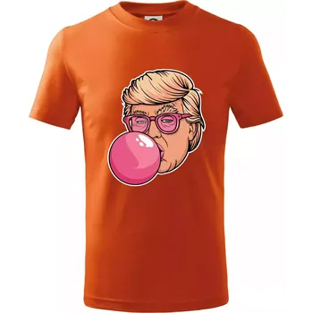 Chlapecké tričko Trump gum - Tričko dětské bavlněné - 122 cm/6 let ( Oranžová )