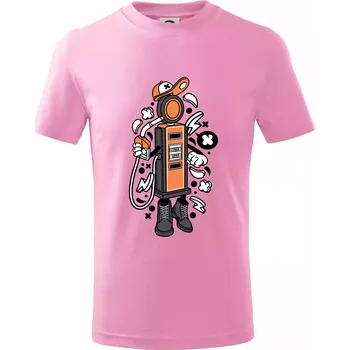 Chlapecké tričko Tankman - Tričko dětské bavlněné - 98 cm / 2 roky ( Růžová )