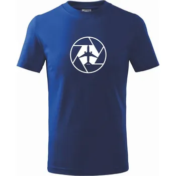 Clona spotting - Tričko dětské bavlněné - 98 cm / 2 roky ( Královská modrá )