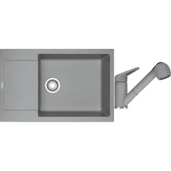 Kuchyňský dřez Set Franke MRG 611-78 BB Šedý kámen + Franke FC 9547 Šedý kámen