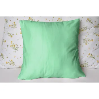 Povlak na dekorativní polštářek Polášek Holešov Povlak jersey č.16 40x40 100% bavlna Zelená