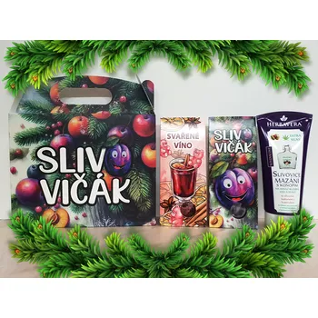 Dárkový potravinový koš LIPOO - LIPOO SLIVOVIČÁK - DÁRKOVÝ BOX