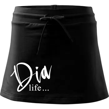 Dámská sukně D I A Life - Sportovní sukně - two in one - XL ( Černá )