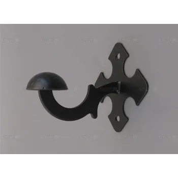 Věšák věšák železný černý 100mm