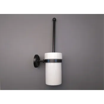 Sada koupelnových doplňků WC sada černá měď 68009