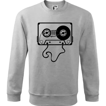 Gramo kazeta - Mikina Essential dětská - 158 cm/12 let ( Světlešedý Melír )