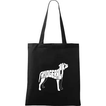 Nákupní taška Ridgeback - Taška bavlněná - 42 x 38 cm ( Černá )